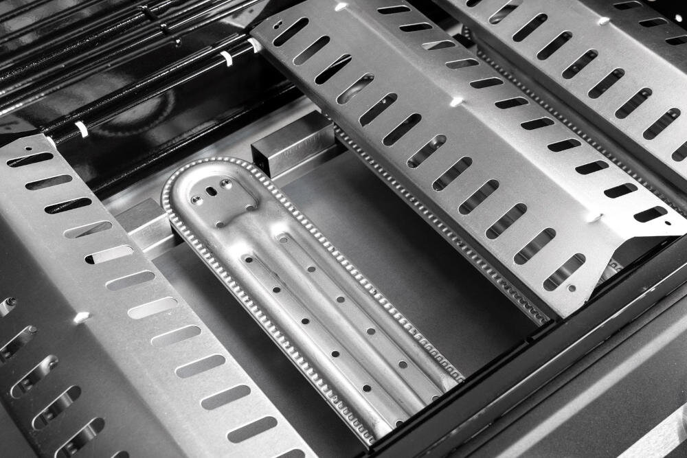 ACTIVA Montana III 19785G niezależne palniki stal nierdzewna płomień rozkład temperatura grillowanie