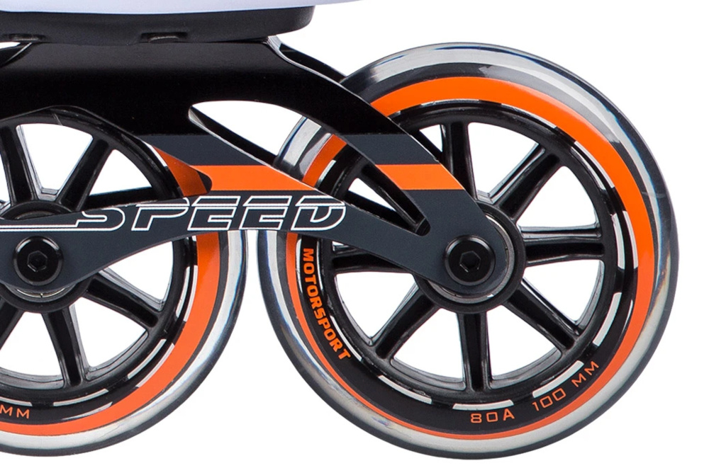 Łyżworolki NILS EXTREME NA1060 rozmiar 43 miekkie kolka z materialu PU twardosc 80A srednica 100 mm bardzo dobra przyczepnosc do podloza skuteczne tlumienie drgan wygoda bezpieczenstwo wysokiej jakosci lozyska ABEC-9 odporne na zuzycie