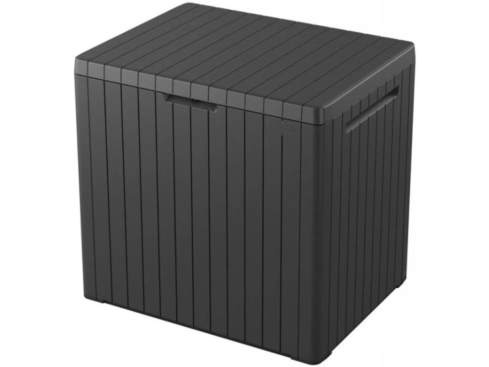 Skrzynia ogrodowa KETER City Storage Box 113l Antracyt mocna wytrzymała pięknie zaprojektowana estetycznie wykończona