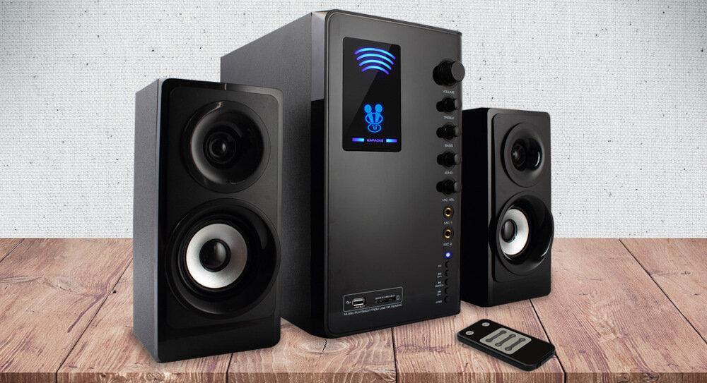 Głośnik TRACER 2.1 Tumba microSD radioFM brak przewodów Bluetooth