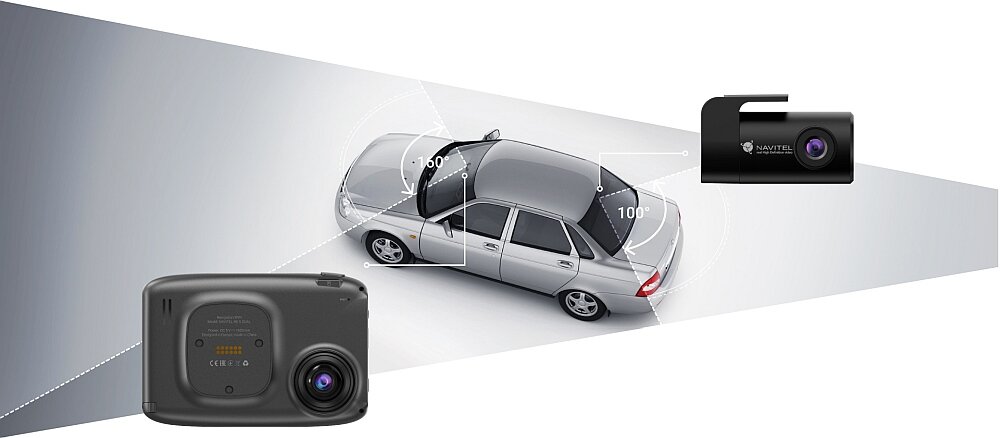 Nawigacja NAVITEL RE 5 Dual samochód rejestrator mapa nagrywanie ładowanie 