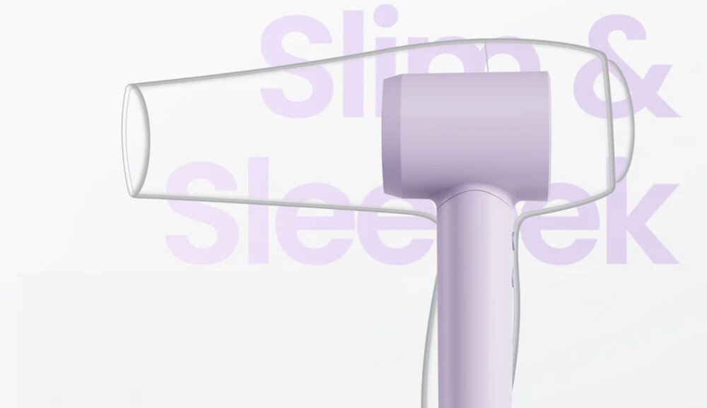 Suszarka LAIFEN Se Special Fioletowy  1500W Szybkie suszenie silnik cyfrowy  moc prędkość suszenie w kilka chwil fryzura waga poziom hałasu Lekka konstrukcja