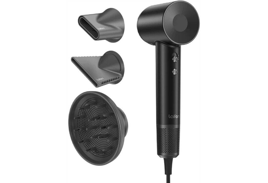 Suszarka LAIFEN Swift Special czarny 1500W wygląd design prezentacja wizualizacja Szybka i zdrowa stylizacja