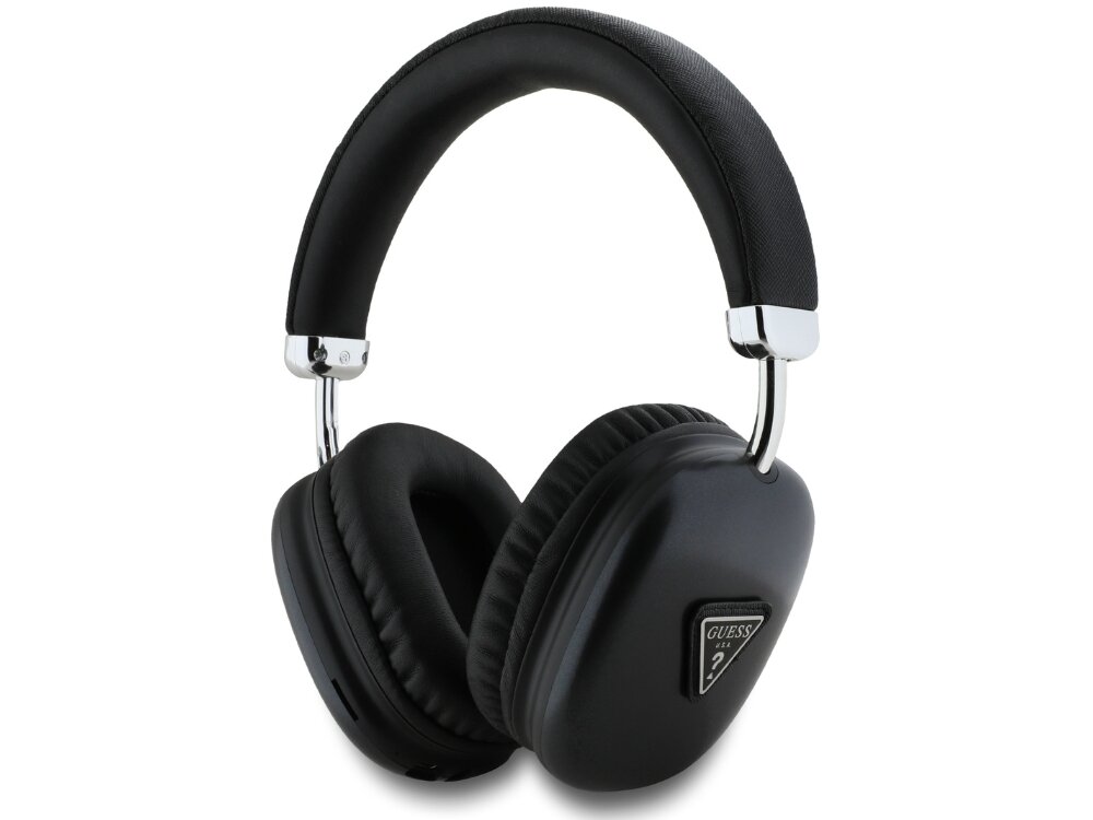 Słuchawki GUESS Metallic Triangle Logo Bluetooth 5.3 złote eleganckie minimalistyczne design