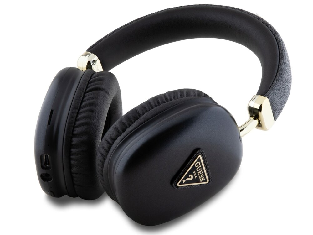 Słuchawki GUESS 4G Triangle Logo złote komfortowe miękkie logo Guess