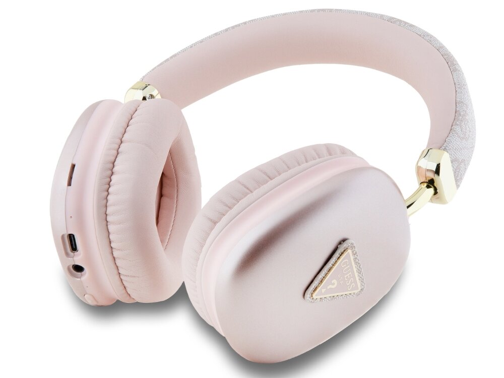 Słuchawki GUESS 4G Triangle Logo złote komfortowe miękkie logo Guess