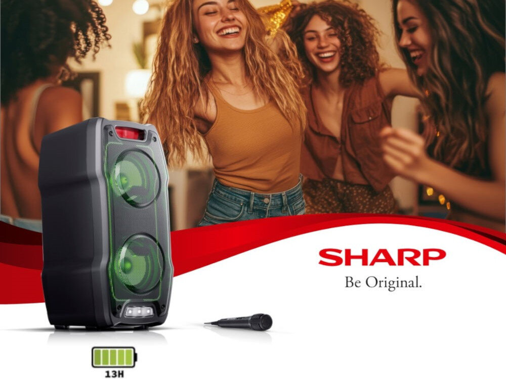 Power audio SHARP PS-932 - Śpiewaj, tańcz, baw się