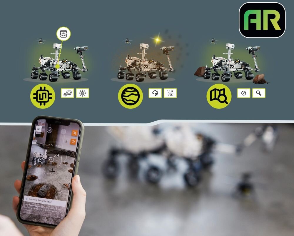 LEGO Technic NASA Mars Rover Perseverance 42158  klocki elementy zabawa łączenie figurki akcesoria figurka zestaw 