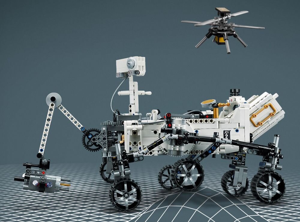 LEGO Technic NASA Mars Rover Perseverance 42158  klocki elementy zabawa łączenie figurki akcesoria figurka zestaw 
