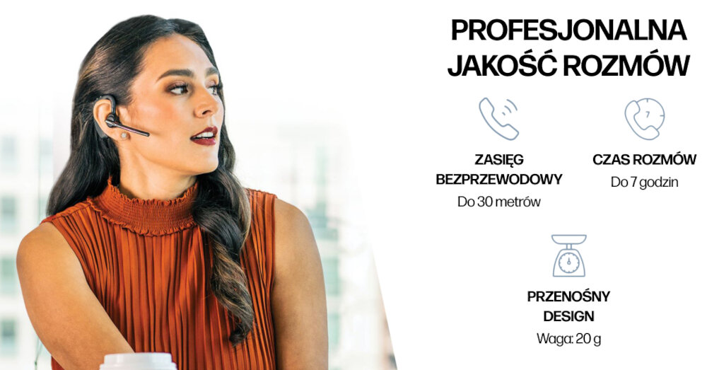 Słuchawka POLY Voyager 5200 HS profesjonalna jakosc rozmow