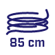 Długość przewodu sieciowego 85 cm