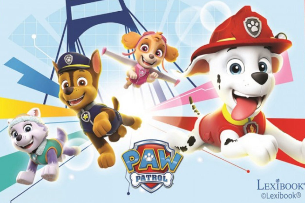 Zabawka laptop edukacyjny LEXIBOOK Psi patrol 124 aktywności JC598PAI17 zabawa pomoc nauka edukacja postacie bajki