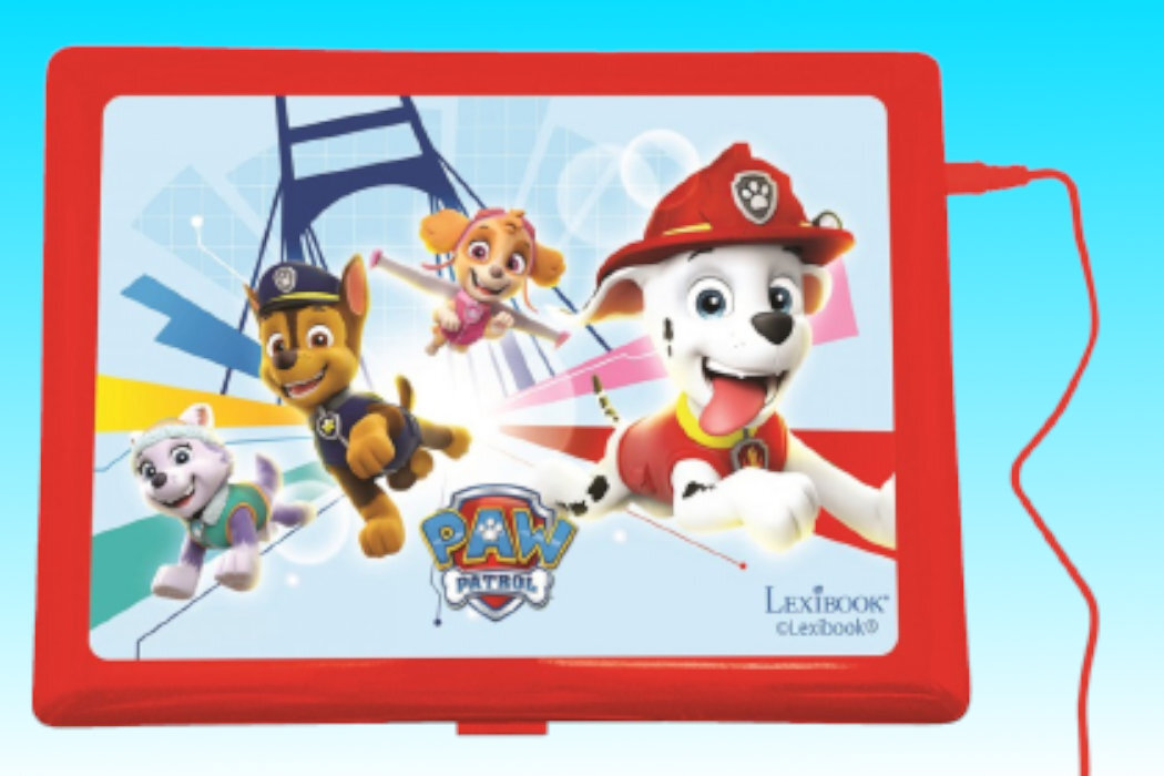 Zabawka laptop edukacyjny LEXIBOOK Psi patrol 124 aktywności JC598PAI17 zabawa pomoc nauka edukacja postacie bajki