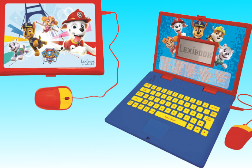 Zabawka laptop edukacyjny LEXIBOOK Psi patrol 124 aktywności JC598PAI17 zabawa pomoc nauka edukacja postacie bajki