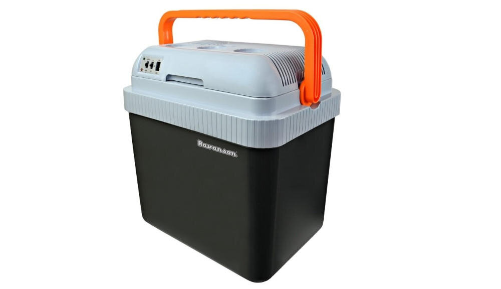 RAVANSON-CS-24 lodówka turystyczna samochodowa pojemność chłodzenie izolacja pianka poliuretanowa zasilana ładowarka uchwyt