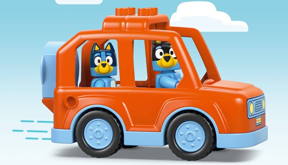 LEGO 10458 DUPLO Bluey Wyprawa po lody z Blue lody kolory zabawa