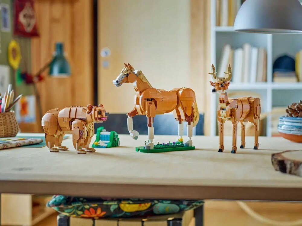 LEGO 31166 Creator 3w1 Piękny koń, przebudowa na niedźwiedzia lub jelenia    kv lifestyle początek opisu sekcja nagłówkowa