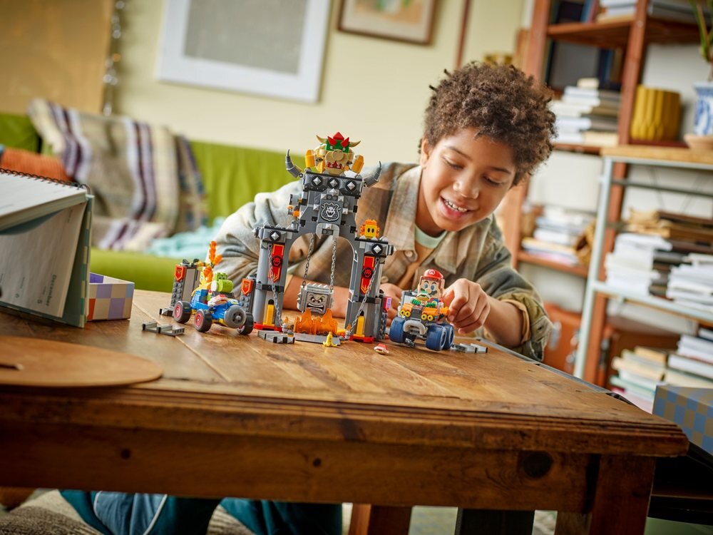 LEGO 72039 Super Mario Mario Kart - Bowser i jego zamek elementy opis konstrukcji wiek
 