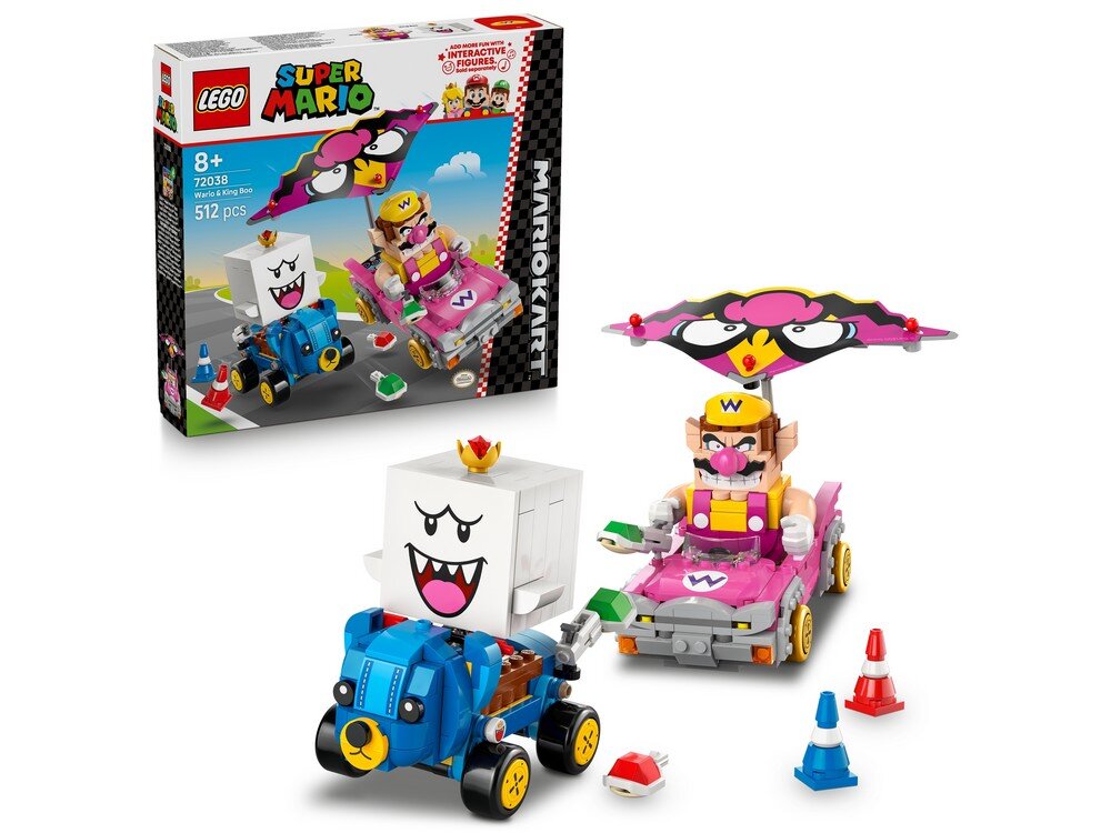LEGO 72038 Super Mario Mario Kart - Wario i King Boo Zestaw 