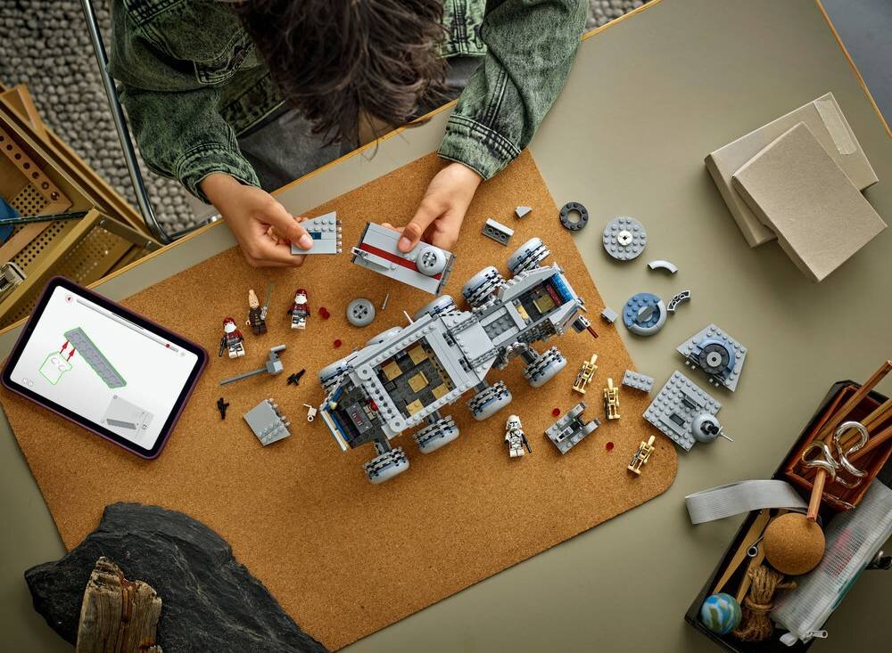 LEGO 75413 Star Wars Czołg Republiki Juggernaut zdolności manualne rozwój dziecka koordynacja umiejętności wyobraźnia 
 