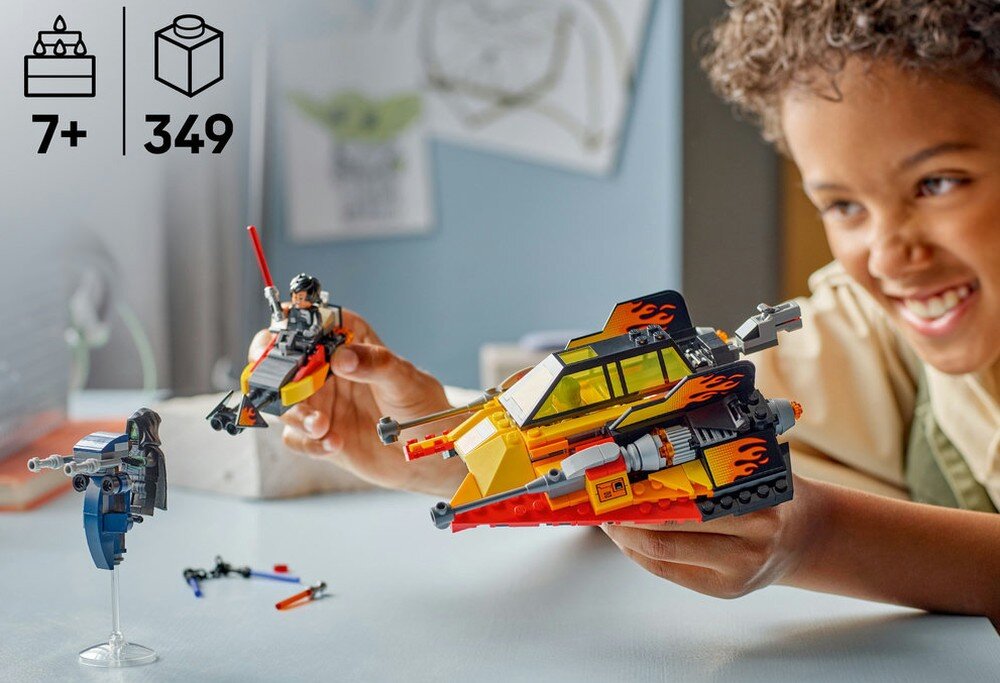 LEGO 75414 Star Wars Płomienny śmigacz śnieżny elementy opis konstrukcji wiek
  