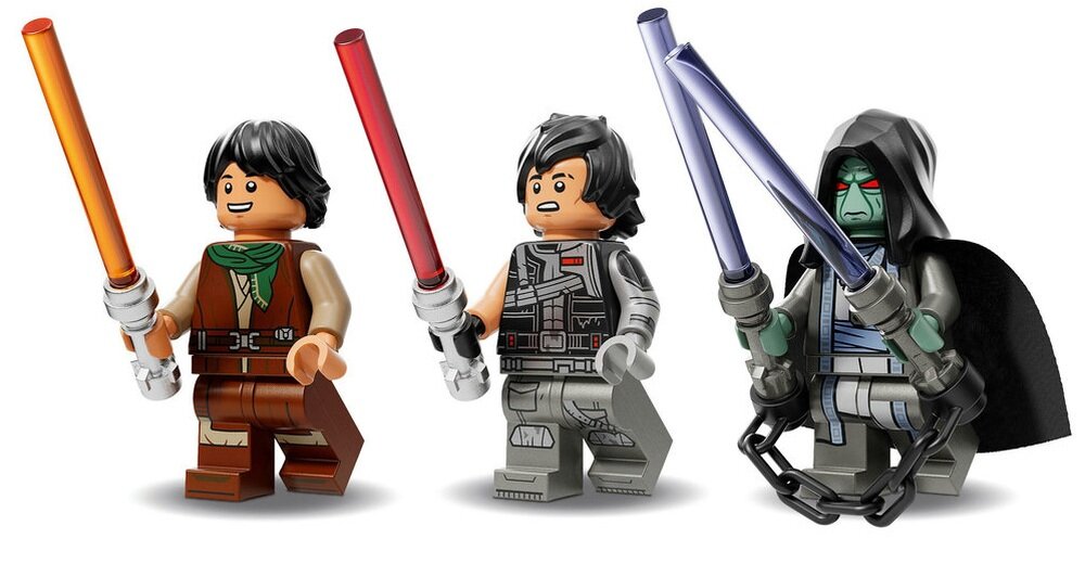 LEGO 75414 Star Wars Płomienny śmigacz śnieżny Płomienny śmigacz śnieżny 5 cm wysokości, 17 cm długości i 13 cm szerokości  