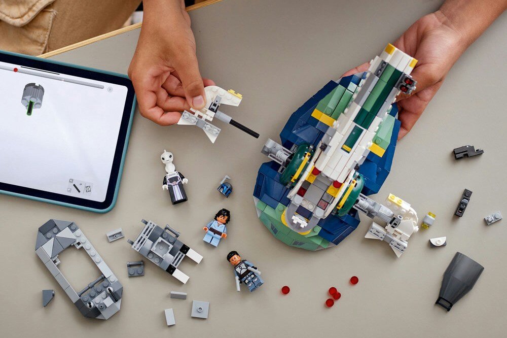 LEGO 75433 Star Wars Statek kosmiczny Jango Fetta  zdolności manualne rozwój dziecka koordynacja umiejętności wyobraźnia 
 