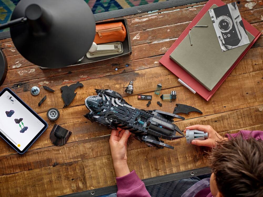 LEGO 76304 DC Batman Batmobil Batman Forever relaks spędzanie czasu kreatywne myślenie koordynacja 
 