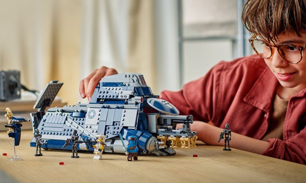 LEGO 75435 Транспортер сепаратистів MTT™ із серії «Зоряні війни» з елементів битви за Фелуцію, опис конструкції, вік