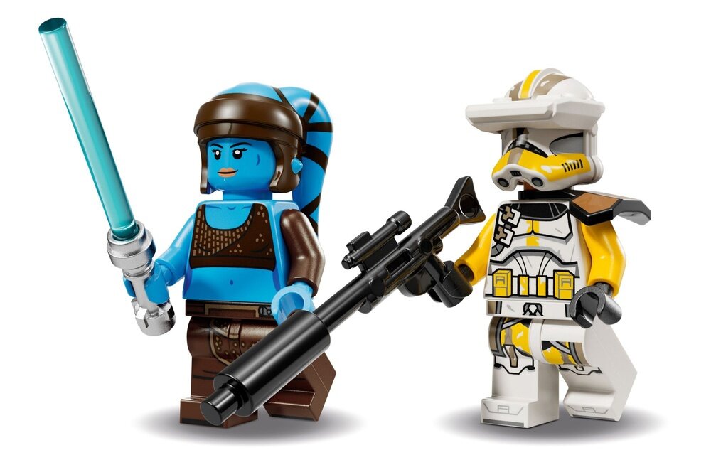 LEGO 75435 Транспортер сепаратистів MTT™ із серії «Зоряні війни» з битви за Фелуцію. Командир Аайла Секура Блай, 976 деталей. Три фігурки дроїдів-коммандос, шість бойових дроїдів.