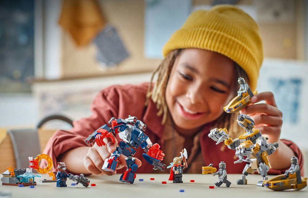 LEGO 76322 Marvel Avengers: Koniec gry Thor kontra Chitauri elementy opis konstrukcji wiek
 