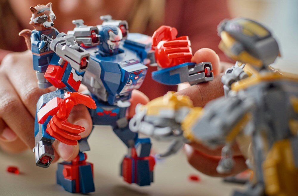 LEGO 76322 Marvel Avengers: Koniec gry Thor kontra Chitauri dwie duże figurki LEGO 