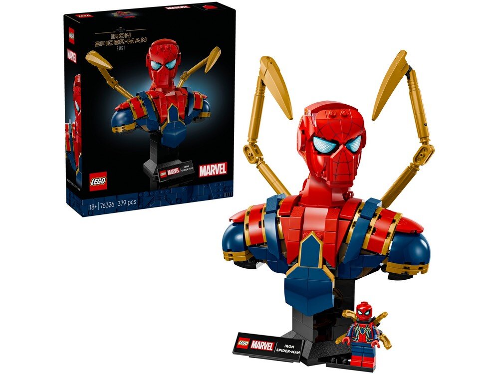LEGO 76326 Marvel Popiersie Iron Spider-Mana Zestaw
