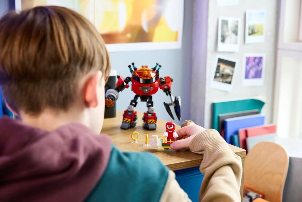 LEGO 77005 Sonic The Hedgehog Knuckles kontra Dr. Eggman w mechu Egg Crusher zabawa kolekcja