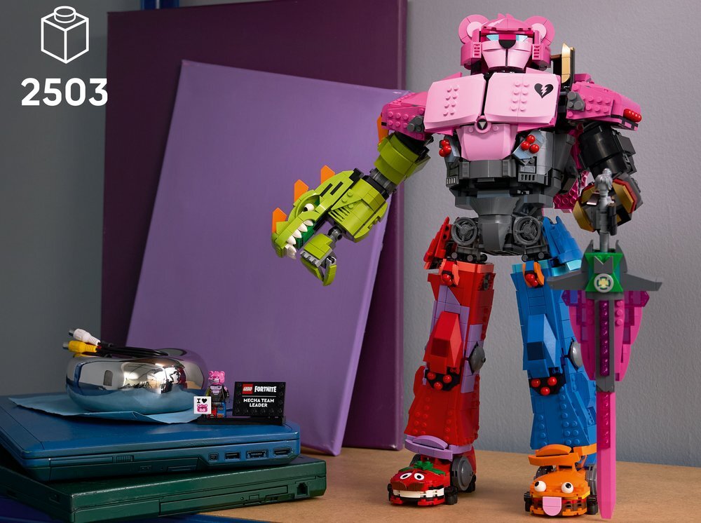 LEGO 77078 Fortnite Dowódca Drużyny Mechów elementy opis konstrukcji wiek