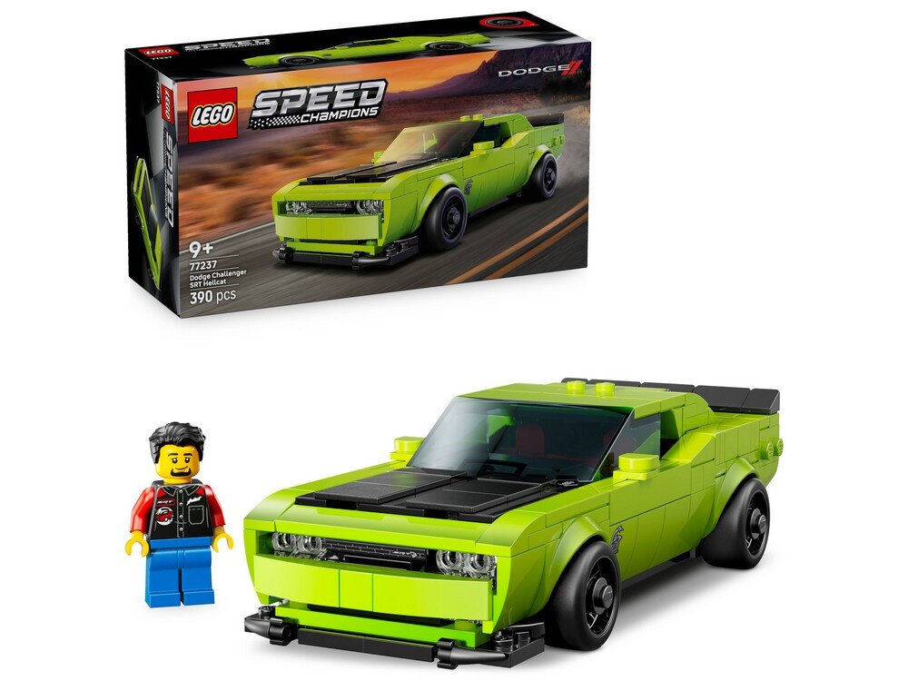 LEGO 77237 Speed Champions Samochód sportowy Dodge Challenger SRT Hellcat Zestaw