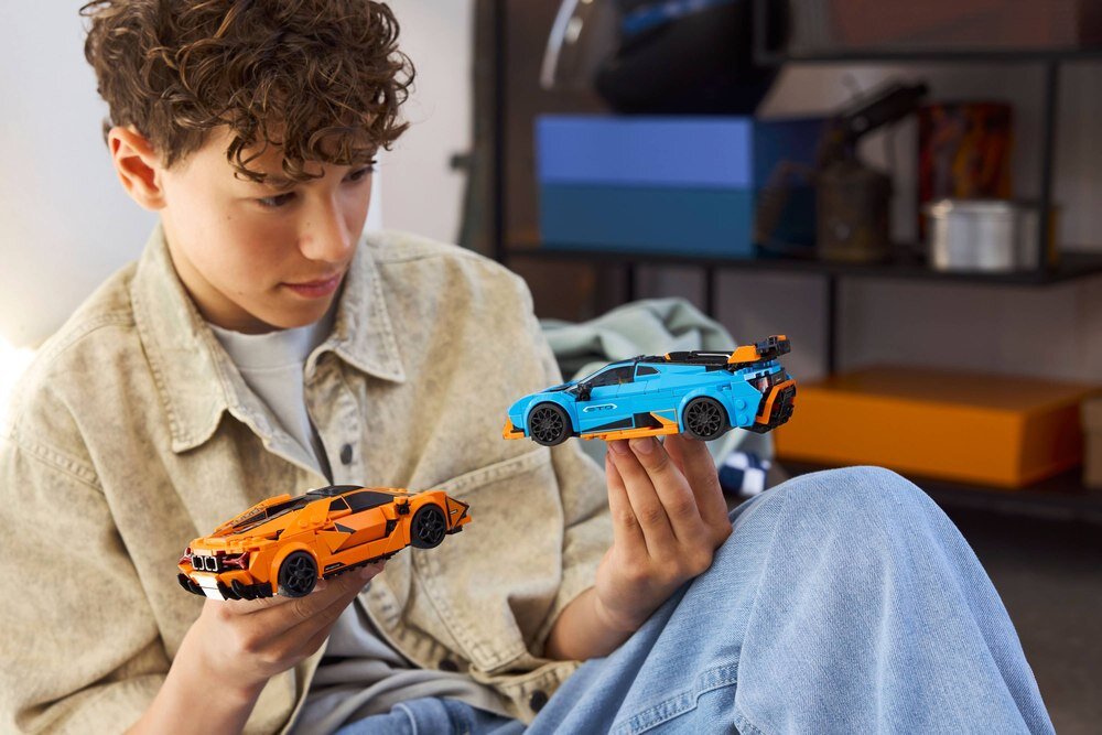 LEGO 77238 Speed Champions Lamborghini Revuelto i Huracán STO elementy opis konstrukcji wiek