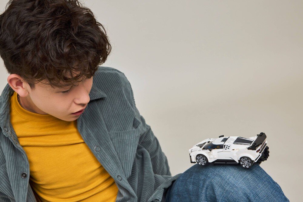 LEGO 77240 Speed Champions Hipersamochód Bugatti Centodieci 4 cm wysokości, 15 cm długości i 7 cm szerokości