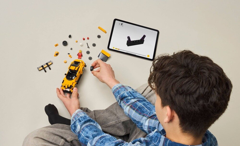 LEGO 77239 Speed Champions Supersamochód Porsche 911 GT3 RS zdolności manualne rozwój dziecka koordynacja umiejętności wyobraźnia
