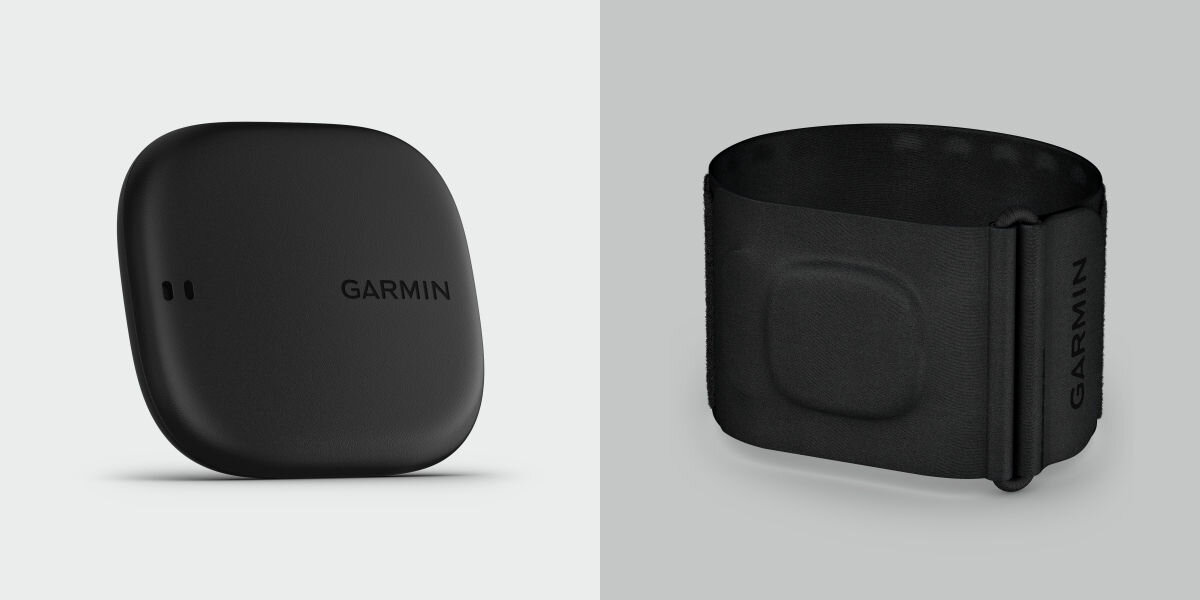 Monitor snu GARMIN Index Sleep (Rozmiar S/M) Proste czyszczenie opaski - widok na samo urządzenie obok odczepiona opaska