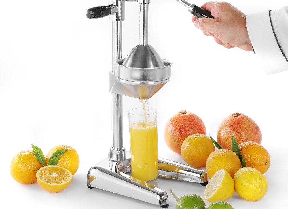 Wyciskarka do cytrusow HENDI 695906 sprezyna komfort wygoda uzytkowanie korzystanie wykonanie