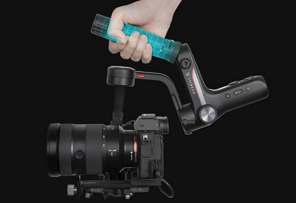 Gimbal ZHIYUN Weebill S waga ergonomia blokada przełączniki