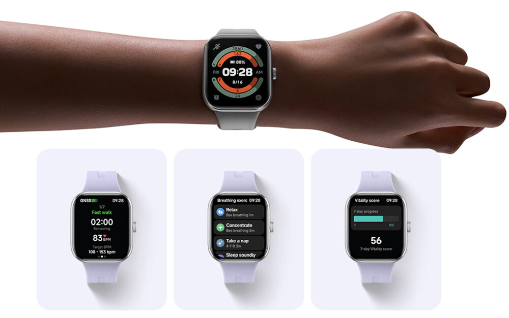 Smartwatch XIAOMI Redmi Watch 5 aplikacja mi fitness trener zdrowie chip algorytm praca 