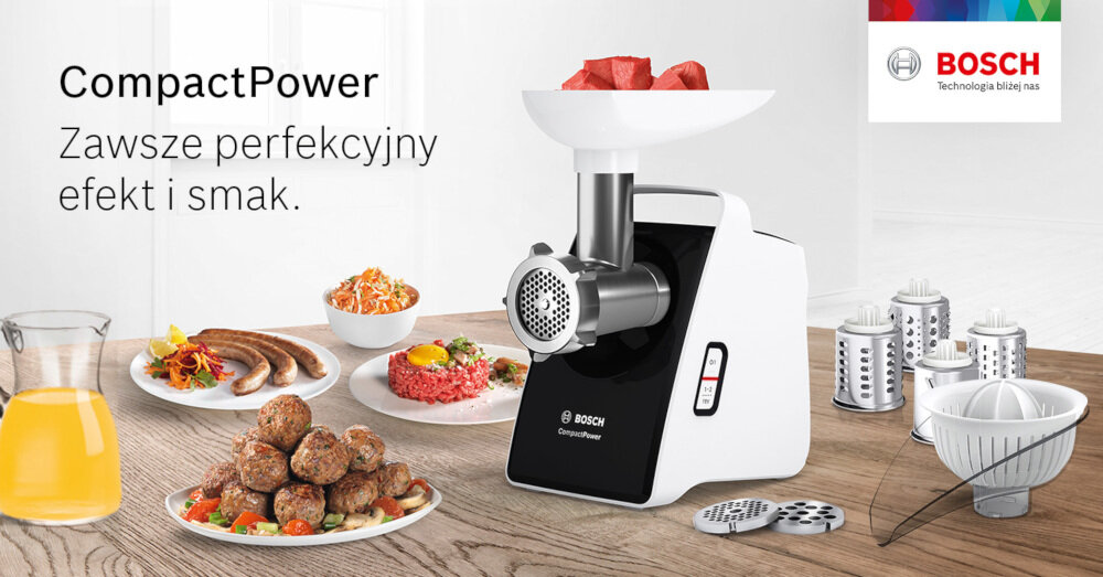 Maszynka do mięsa BOSCH MFW3X18B WYGLĄD