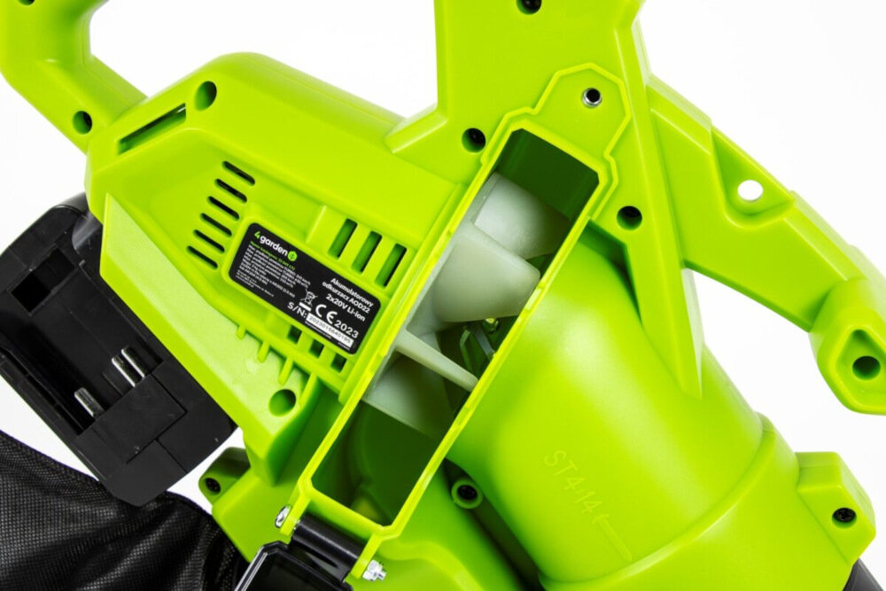 Odkurzacz do liści 4GARDEN AOD22 akumulatorowy akumulator litowo-jonowy technologia akumulatorowa dlugotrwale dzialanie