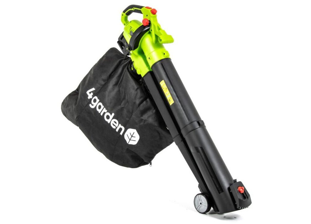 Odkurzacz do liści 4GARDEN AOD22 akumulatorowy obudowa zwiekszona odpornosc na pekanie z wysokiej jakosci tworzywa sztucznego kolka transportowe