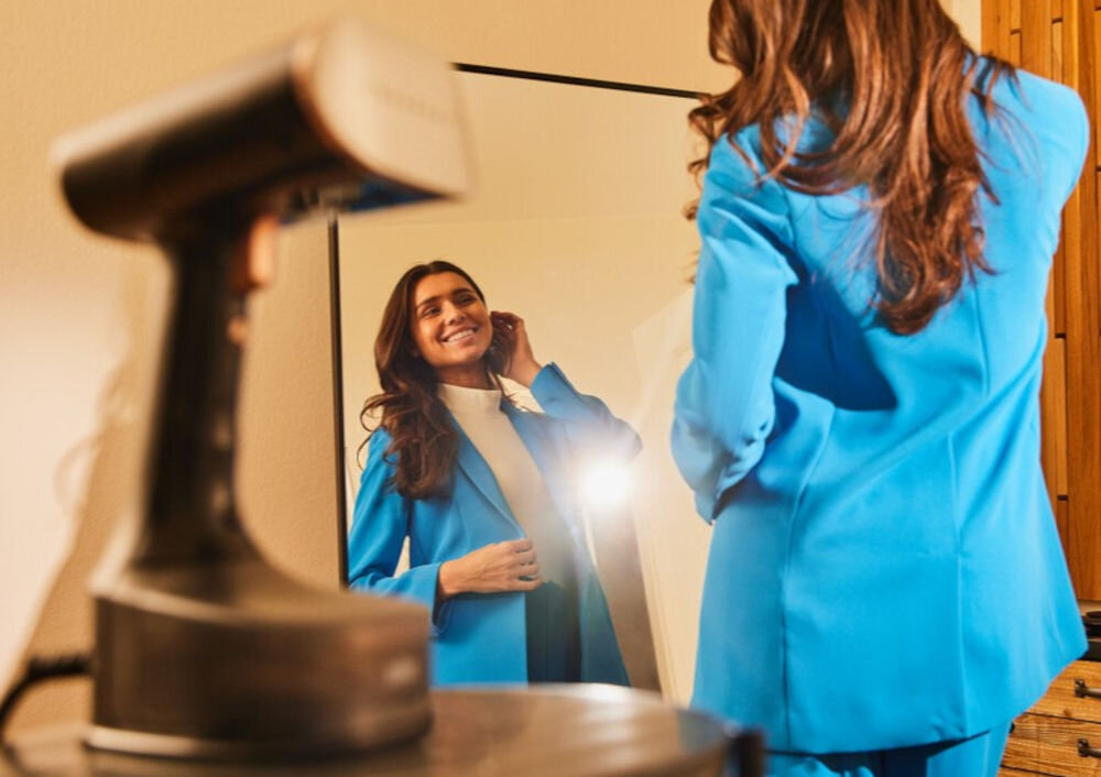 Parownica do ubrań (Steamer) BRAUN GS7077BK Technologia FastSteam stały wyrzut pary zagniecenia wydajność para