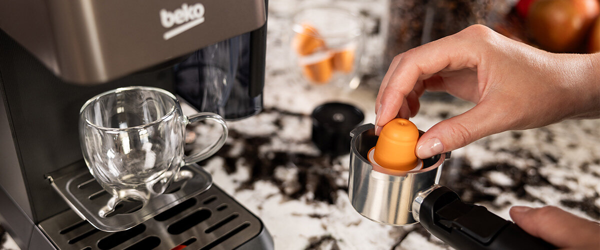 Ekspres BEKO Caffeexperto CEP5464DX kawa w kapsułkach saszetkach ese