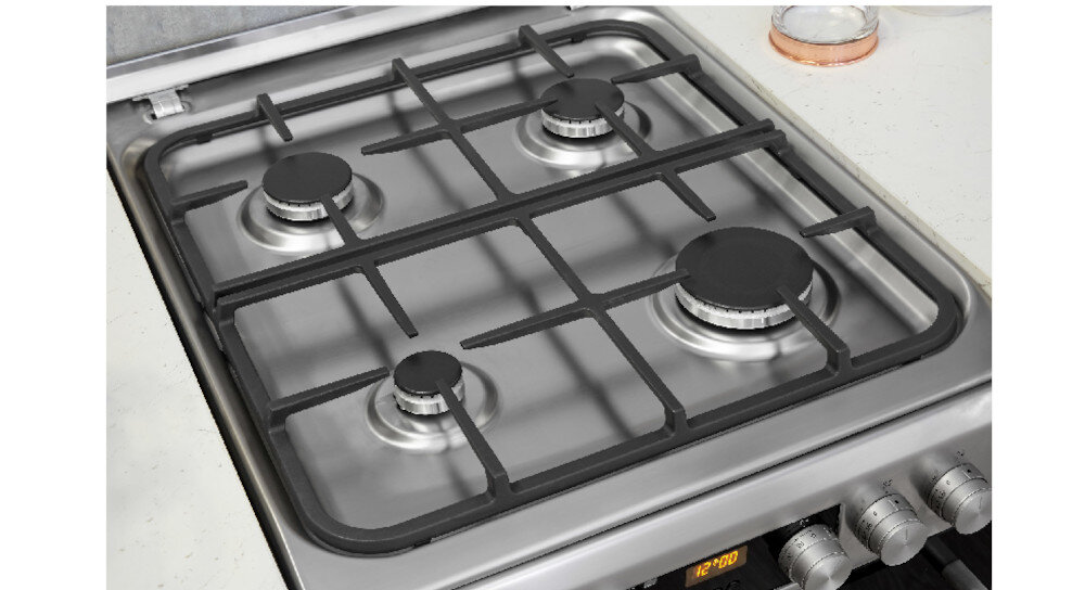 Kuchnia WHIRLPOOL WS5G8CHX Inox - Ruszt