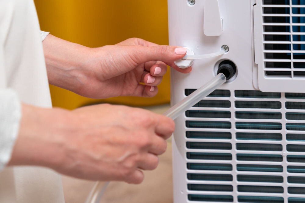 Klimatyzator przenośny GÖTZE & JENSEN AC9001 wietrzenie uuwanie wilgoci